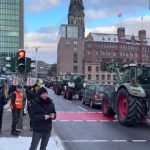 German farmers went on strike across the country and blocked a number of autobahns with tractors to protest against government budget-saving measures, local police reported.