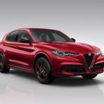 Alfa Romeo Stelvio Quadrifoglio performance SUV on the road